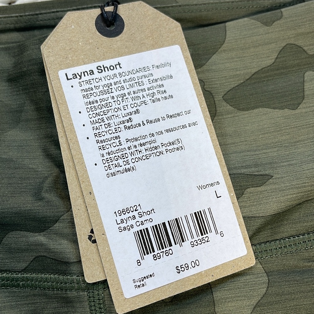 Prana Layna Shorts NWT - Picture 2 of 5